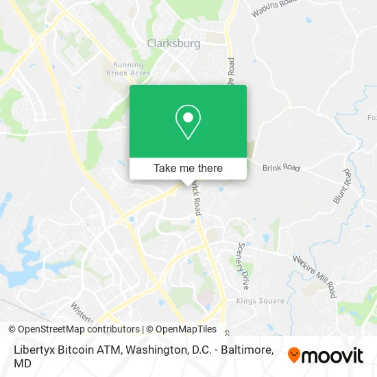 Mapa de Libertyx Bitcoin ATM