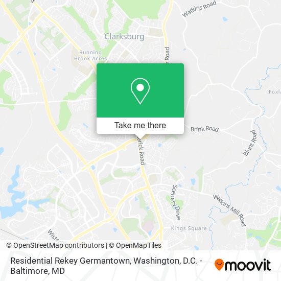 Residential Rekey Germantown map