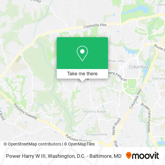 Mapa de Power Harry W III