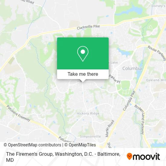 The Firemen's Group map