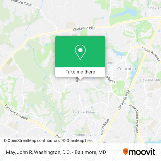 May, John R map