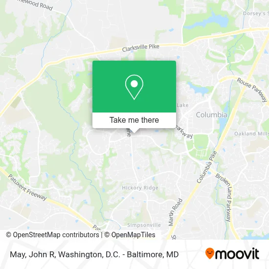 May, John R map