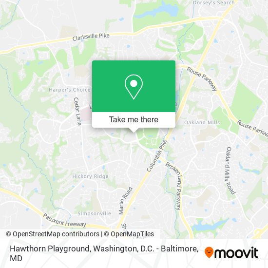 Mapa de Hawthorn Playground