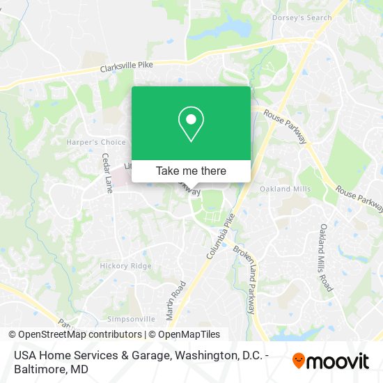 USA Home Services & Garage map