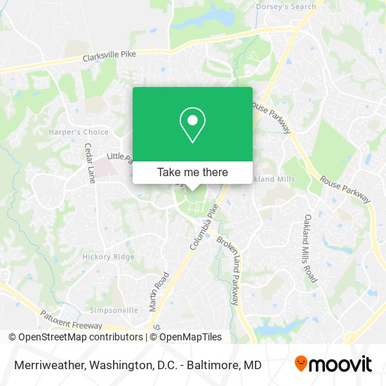 Merriweather map