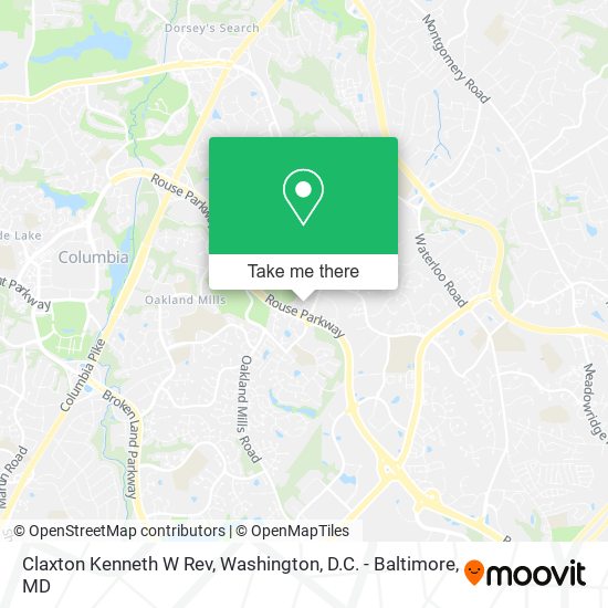 Claxton Kenneth W Rev map
