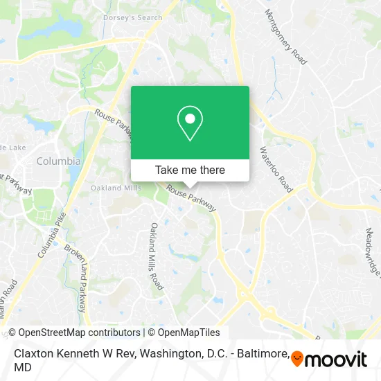 Claxton Kenneth W Rev map