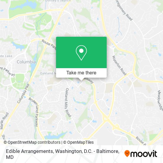 Edible Arrangements map