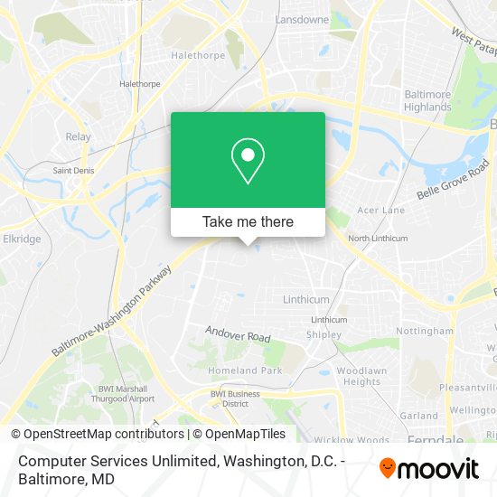Computer Services Unlimited map