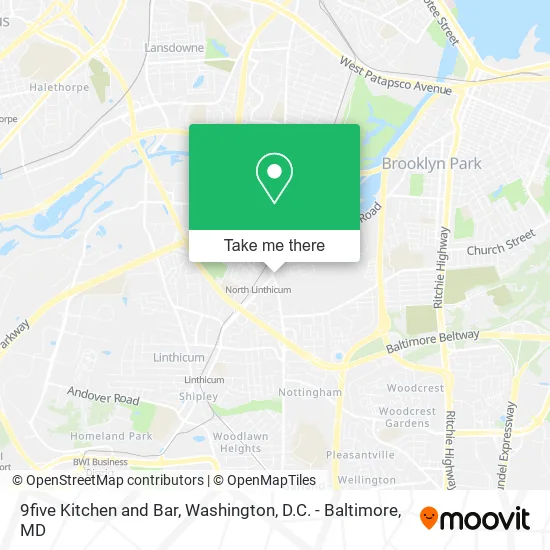 9five Kitchen and Bar map