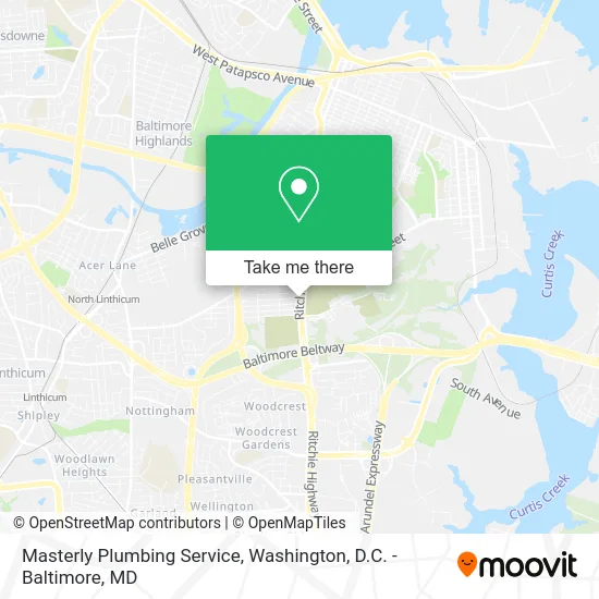 Masterly Plumbing Service map