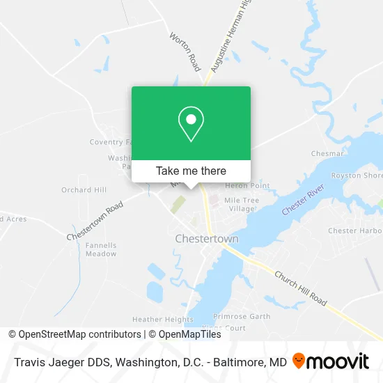 Travis Jaeger DDS map