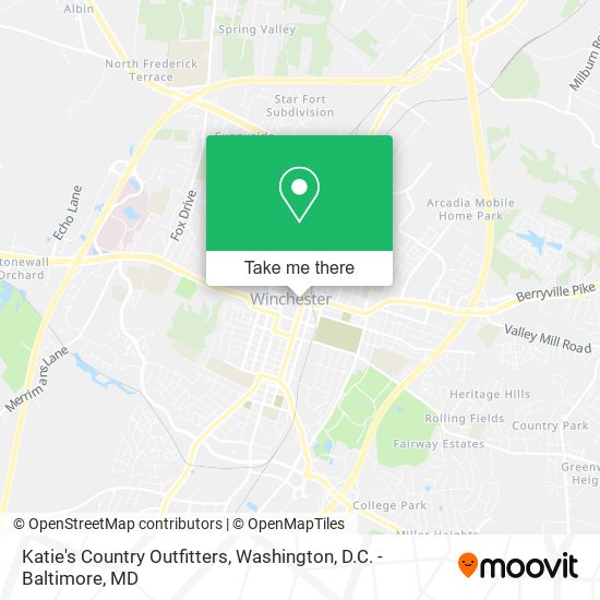 Katie's Country Outfitters map