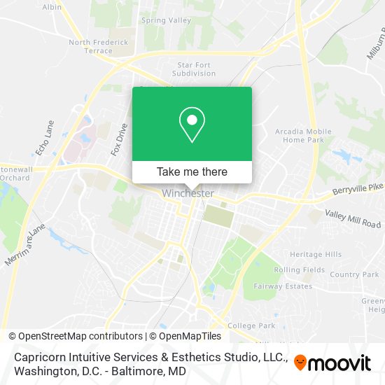 Capricorn Intuitive Services & Esthetics Studio, LLC. map