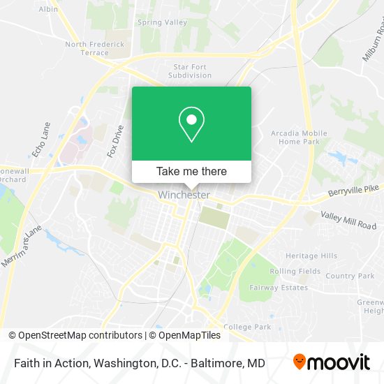 Mapa de Faith in Action