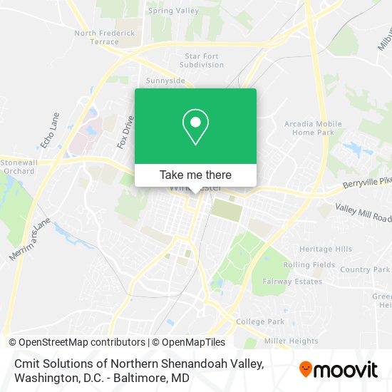 Cmit Solutions of Northern Shenandoah Valley map