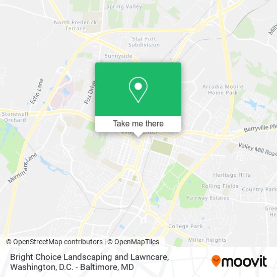 Bright Choice Landscaping and Lawncare map