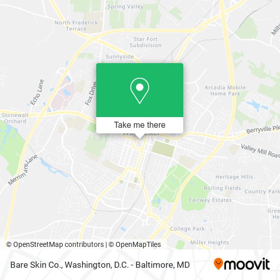 Bare Skin Co. map