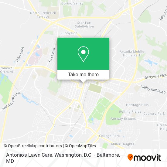 Antonio's Lawn Care map