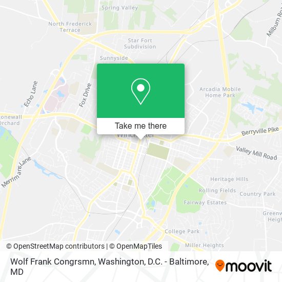 Wolf Frank Congrsmn map