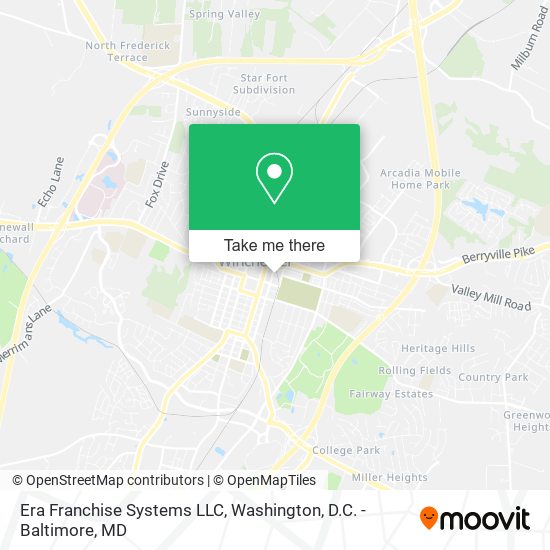 Mapa de Era Franchise Systems LLC