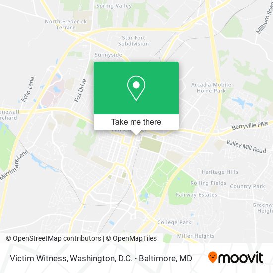 Mapa de Victim Witness