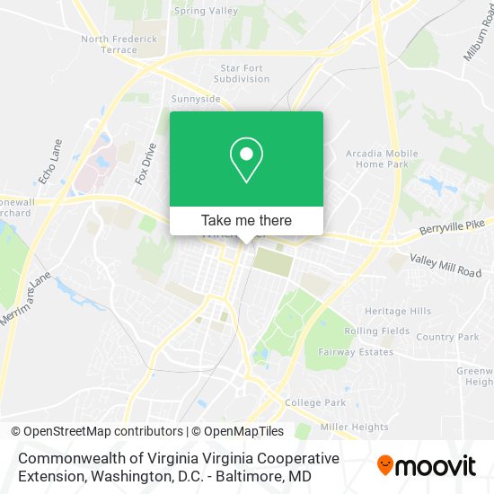 Commonwealth of Virginia Virginia Cooperative Extension map