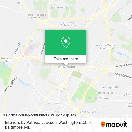 Interiors by Patricia Jackson map