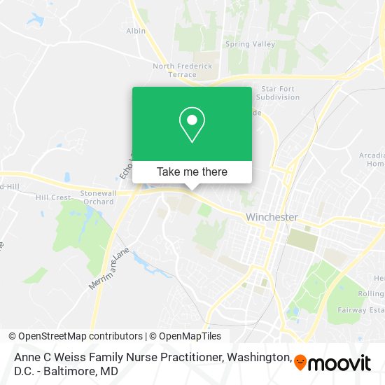 Anne C Weiss Family Nurse Practitioner map
