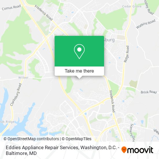 Mapa de Eddies Appliance Repair Services