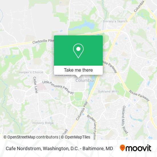 Cafe Nordstrom map