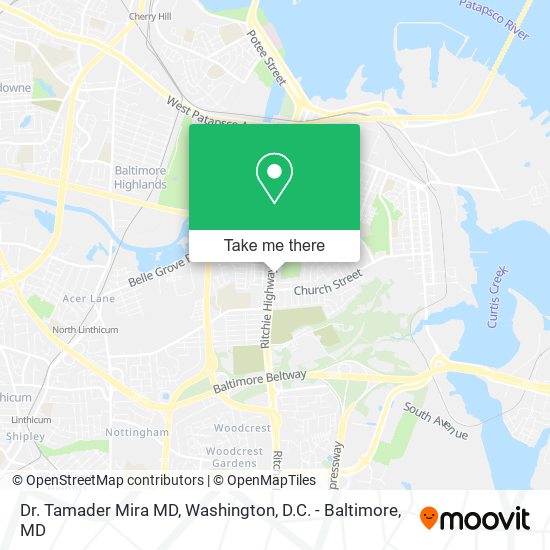Dr. Tamader Mira MD map