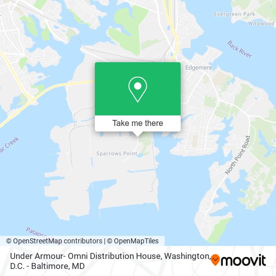Under Armour- Omni Distribution House map