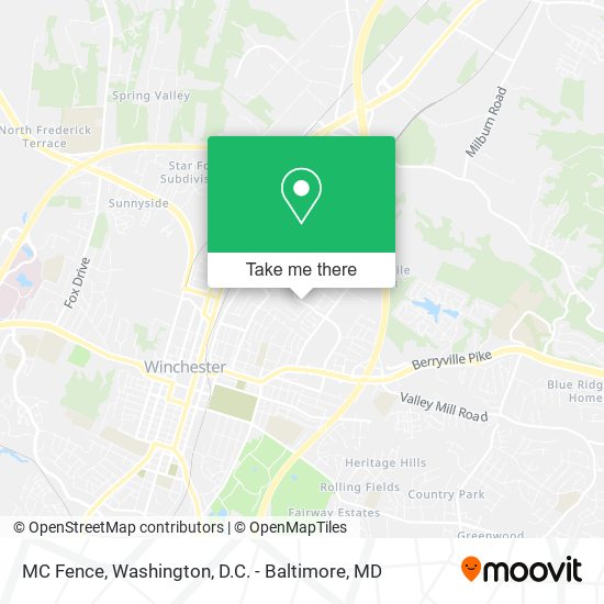 MC Fence map