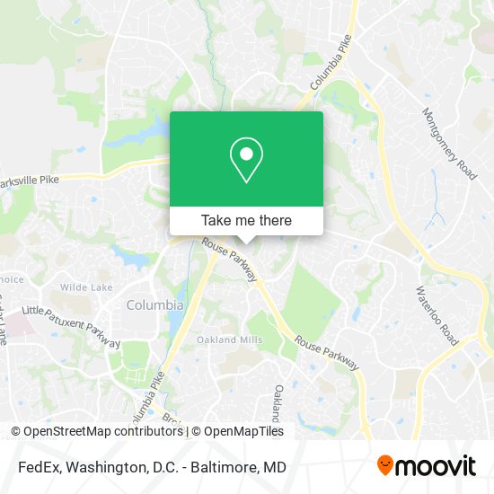 Mapa de FedEx