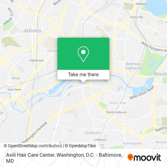 Mapa de Asili Hair Care Center
