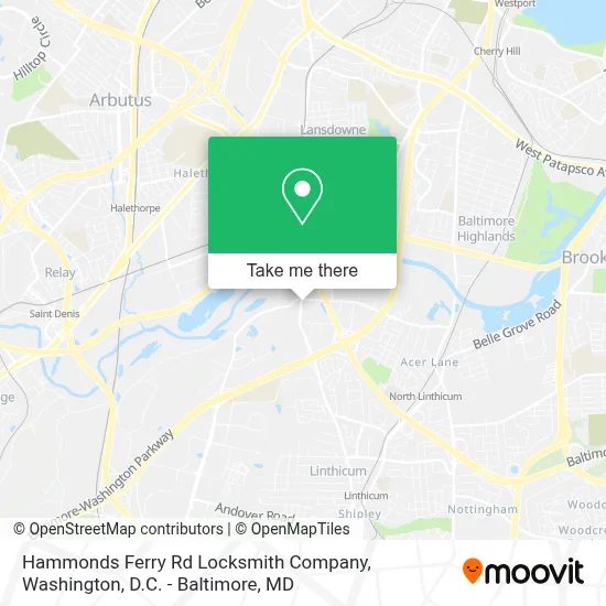 Hammonds Ferry Rd Locksmith Company map