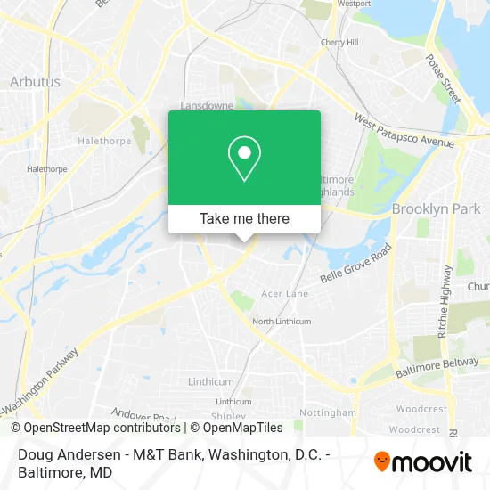 Doug Andersen - M&T Bank map