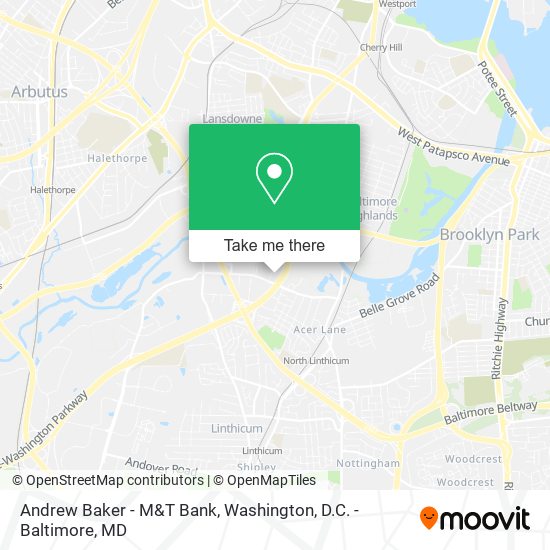 Andrew Baker - M&T Bank map