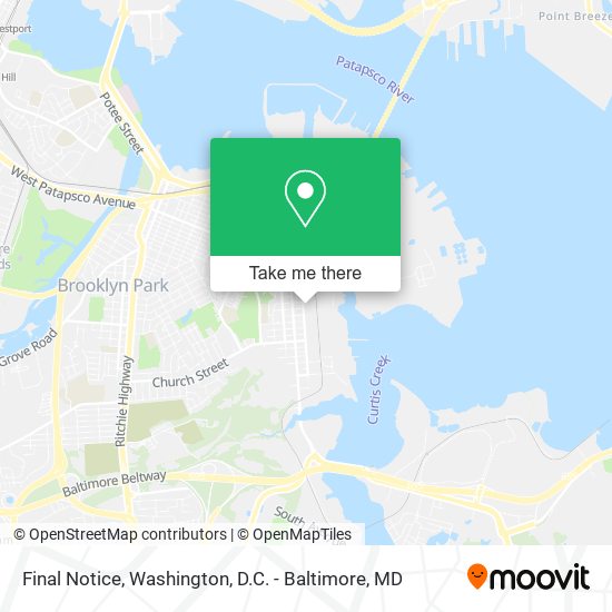 Final Notice map