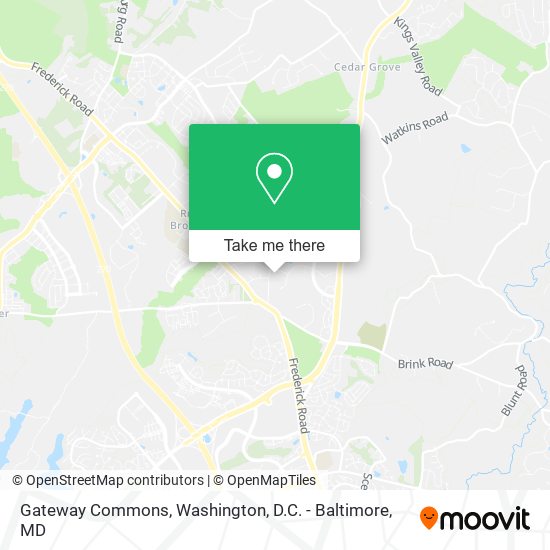 Gateway Commons map