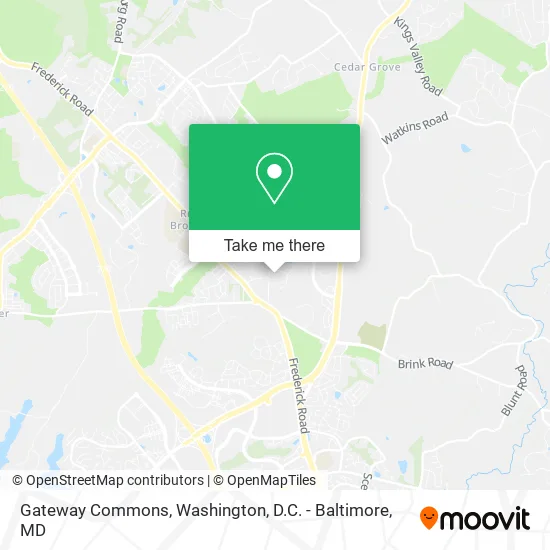 Mapa de Gateway Commons