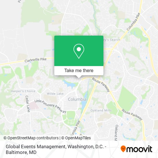 Mapa de Global Events Management