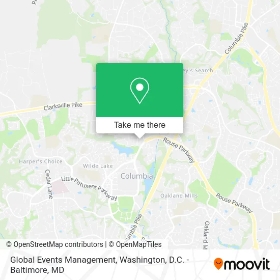 Global Events Management map