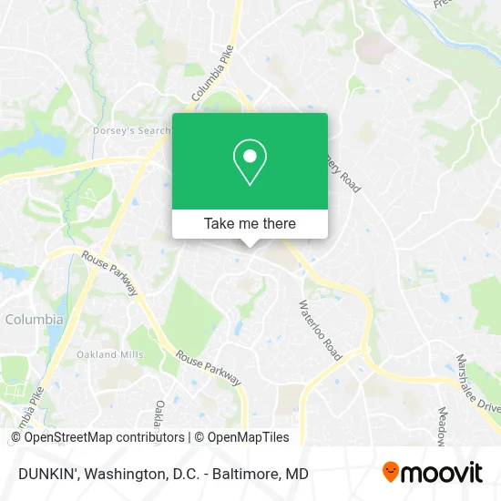 DUNKIN' map