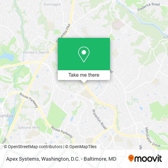 Apex Systems map