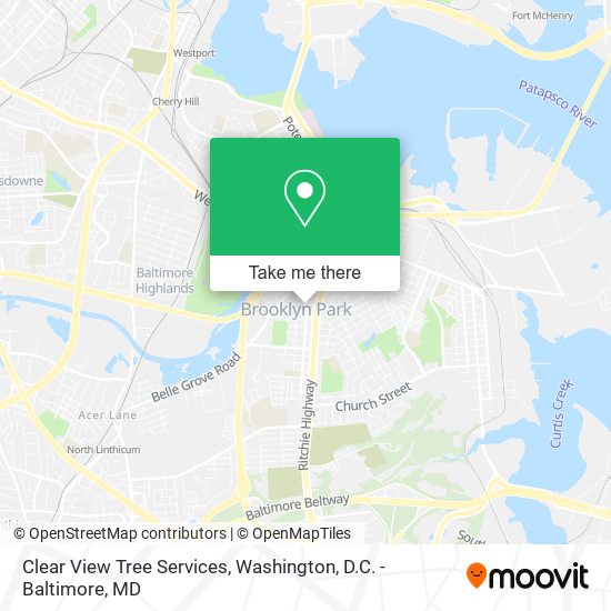 Clear View Tree Services map