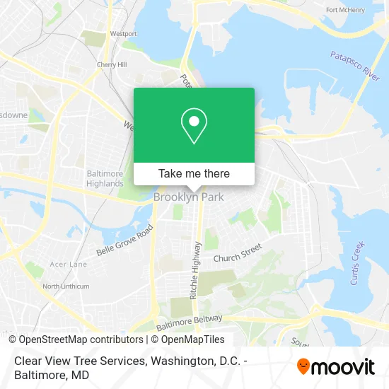 Clear View Tree Services map