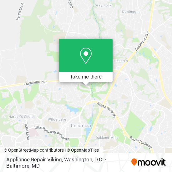 Appliance Repair Viking map