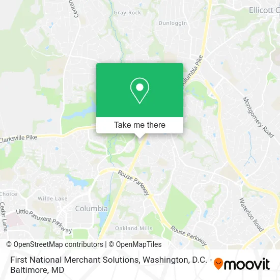 First National Merchant Solutions map